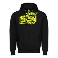 Black may the 4th be with you Zipper Hoodie - longCreatives