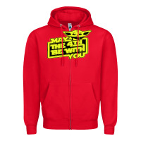 Red may the 4th be with you Zipper Hoodie - longCreatives