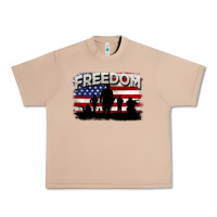 Burro Freedom 4th of july Urban Heavy Tee - CowGirlArtShop