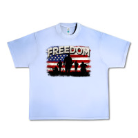 Grape Ice Freedom 4th of july Urban Heavy Tee - CowGirlArtShop
