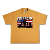 Peanut Butter Freedom 4th of july Urban Heavy Tee - CowGirlArtShop