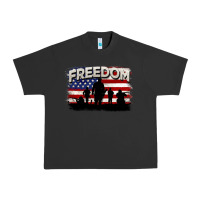 Pigment Black Freedom 4th of july Urban Heavy Tee - CowGirlArtShop