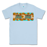 Dusty Blue Thanksgiving Classic Tee - Artiststas