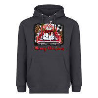 Smoke merry christmas truck snowman Heavyweight Hoodie - BarkalooDesign