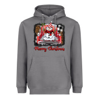 Storm merry christmas truck snowman Heavyweight Hoodie - BarkalooDesign