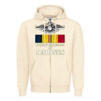 Sandshell Eagle FMF Corpsman 8404 T Back Design Zipper Hoodie - longCreatives
