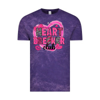 Cloud Purple Heart breaker club Valentine's Day Vintage Tee - HowdyJamesFarm