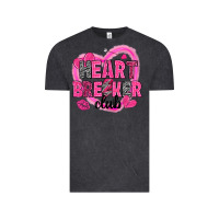 Vintage Black Heart breaker club Valentine's Day Vintage Tee - HowdyJamesFarm