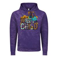 Cloud Purple wild child kids car Vintage Hoodie - OliviaCreatesArt