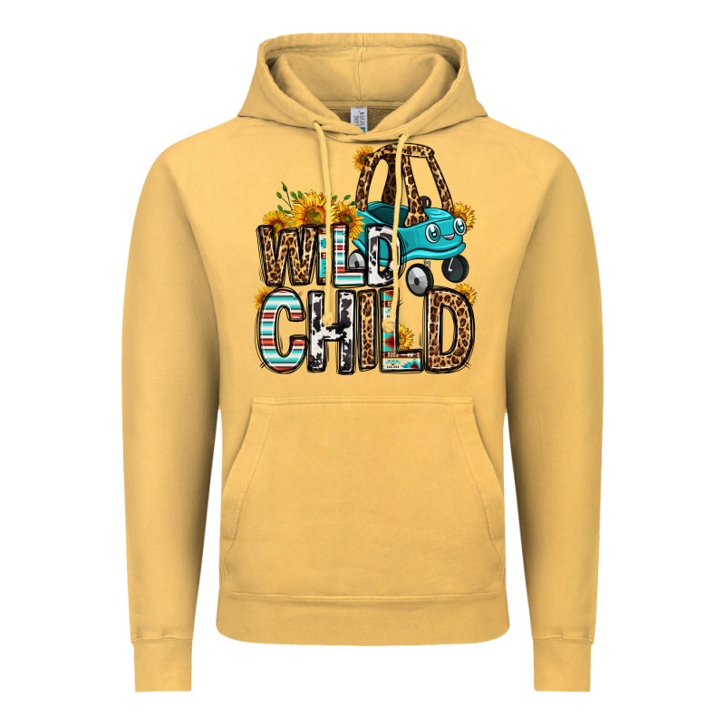 Wild Child Kids Car Vintage Hoodie by OliviaCreatesArt | Teevron