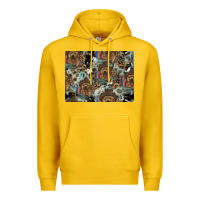 Lemon Dog Pattern Premium Hoodie - CowhideDigitalArt