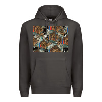 Smoke Dog Pattern Premium Hoodie - CowhideDigitalArt