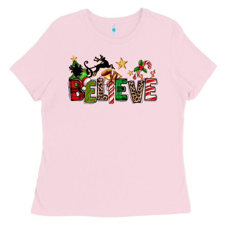Christmas Believe Ladies Tee by texasbilliewilder | Teevron