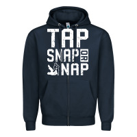 Navy Tap Snap Or Nap Jiu Jitsu Hoodie Brazilian BJJ Gifts Zipper Hoodie - longCreatives