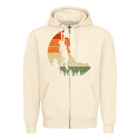Sandshell Retro Rock Climbing Vintage Climber Zipper Hoodie - longCreatives