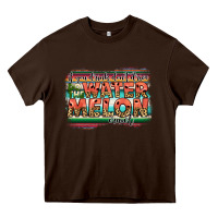 Chocolate Brown i̇f you drink don't drive do the watermelon crawl Heavy Core Tee - JahusDesignShop