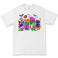 White Halloween Coffee Cups Premium Tee - texasbilliewilder