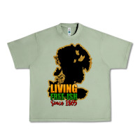 Oil Green Living free-ish since 1865 Urban Heavy Tee - HowdyJamesFarm