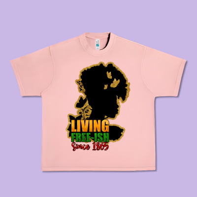 Living Free-ish Since 1865 Urban Heavy Tee Designed By Howdyjamesfarm