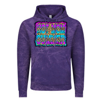 Cloud Purple Hot Mom Summer Leopard Vintage Hoodie - CowCowDesign