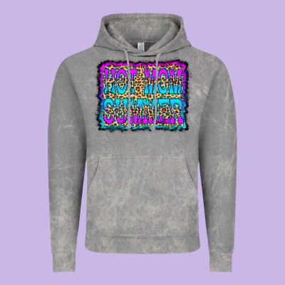 Hot Mom Summer Leopard Vintage Hoodie Designed By Cowcowdesign