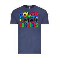Vintage Denim Color outside the lines Vintage Tee - CowGirlArtShop