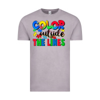 Vintage Zinc Color outside the lines Vintage Tee - CowGirlArtShop