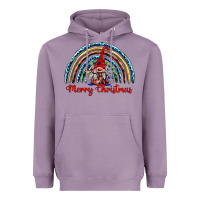 Lavender merry christmas gnomes   rainbow Heavyweight Hoodie - BarkalooDesign