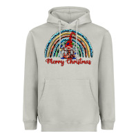 Moon Dust merry christmas gnomes   rainbow Heavyweight Hoodie - BarkalooDesign