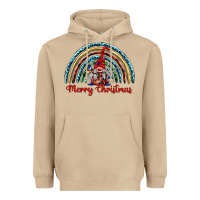 Mushroom merry christmas gnomes   rainbow Heavyweight Hoodie - BarkalooDesign