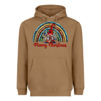 Toasted Coconut merry christmas gnomes   rainbow Heavyweight Hoodie - BarkalooDesign