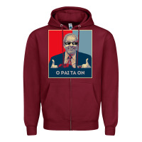 Burgundy Lula Presidente 2022 Brasil  O Pai Ta On Zipper Hoodie - longCreatives