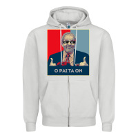 Dove Grey Lula Presidente 2022 Brasil  O Pai Ta On Zipper Hoodie - longCreatives