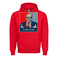 Red Lula Presidente 2022 Brasil  O Pai Ta On Zipper Hoodie - longCreatives