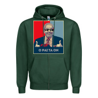 Sports Green Lula Presidente 2022 Brasil  O Pai Ta On Zipper Hoodie - longCreatives