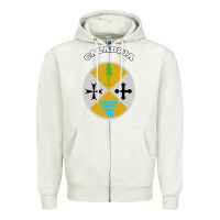 Oatmeal Heather Calabria Coat of arms  Flag souvenir Italy Zipper Hoodie - longCreatives