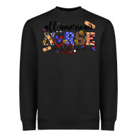 Black all american nurse Heavyweight Sweatshirt - Artiststas