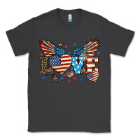 Smoke Love America wings 4th of july Classic Tee - HowdyJamesFarm
