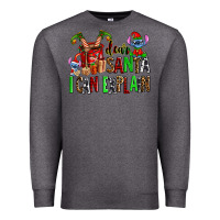 Charcoal Heather cup of chocolate and  with christmas stitch elf Premium Sweatshirt - AdoDesignShop