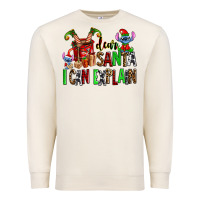 Sandshell cup of chocolate and  with christmas stitch elf Premium Sweatshirt - AdoDesignShop