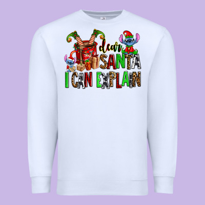 Cup Of Chocolate And  With Christmas Stitch Elf Premium Sweatshirt Designed By Adodesignshop
