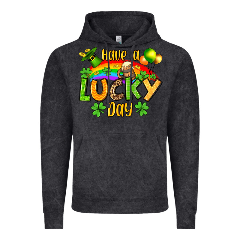 St. Patrick's Have A Lucky Day Vintage Hoodie by OliviaCreatesArt | Teevron