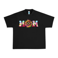 Black Tie dye sunflower Mom Mother's Day Urban Heavy Tee - HowdyJamesFarm