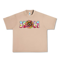 Burro Tie dye sunflower Mom Mother's Day Urban Heavy Tee - HowdyJamesFarm