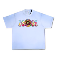 Grape Ice Tie dye sunflower Mom Mother's Day Urban Heavy Tee - HowdyJamesFarm