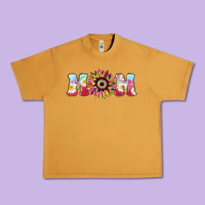 Tie Dye Sunflower Mom Mother's Day Urban Heavy Tee Designed By Howdyjamesfarm