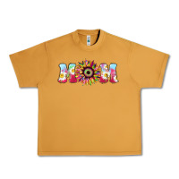Peanut Butter Tie dye sunflower Mom Mother's Day Urban Heavy Tee - HowdyJamesFarm