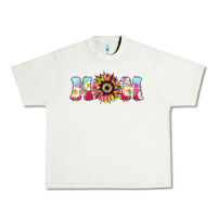 Pistachio Tie dye sunflower Mom Mother's Day Urban Heavy Tee - HowdyJamesFarm