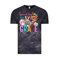 Cloud Black Saved by his grace Easter Day Vintage Tee - HowdyJamesFarm