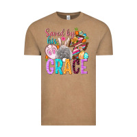 Vintage Coffee Saved by his grace Easter Day Vintage Tee - HowdyJamesFarm